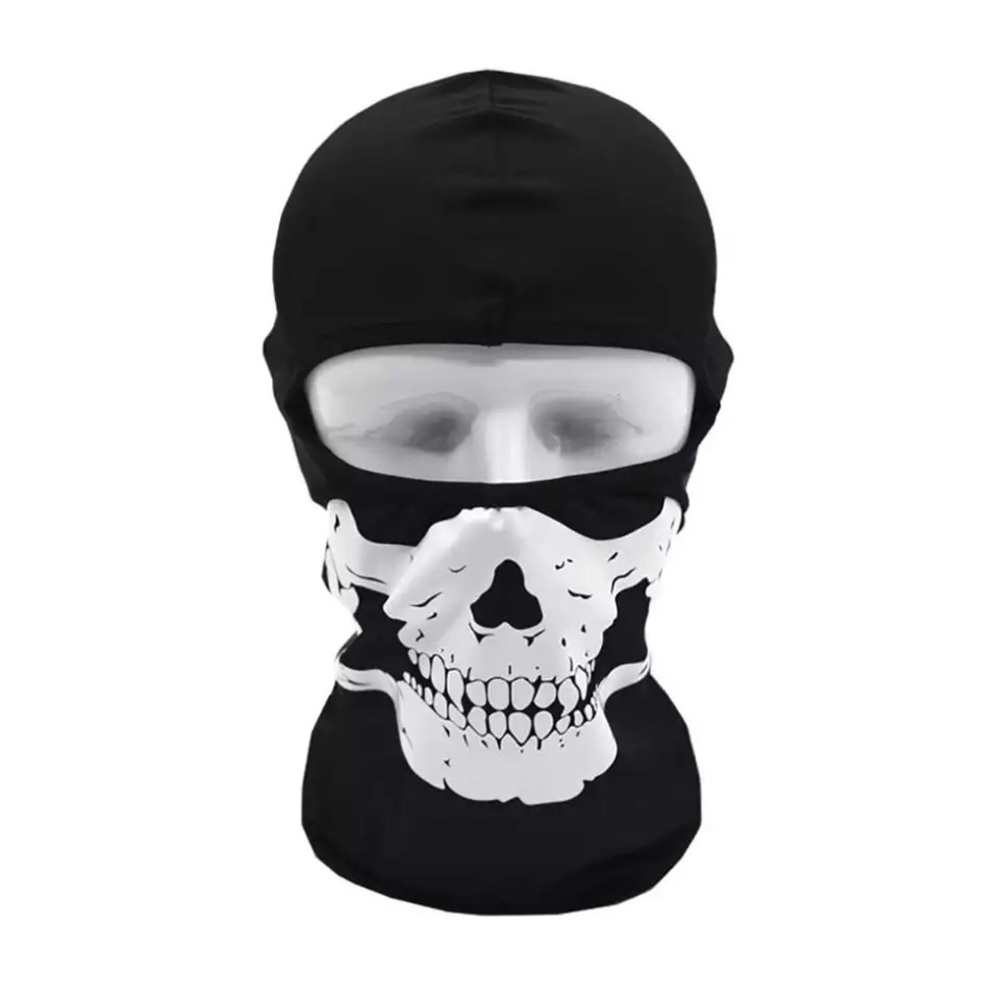 Skull Face Mask Bikers Neck Warmer - Picture 2 of 5